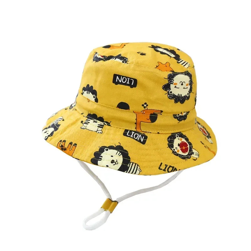 New Panama Summer Baby Girls Hat Beach Sun Cap Travel Boys Fisherman Cap Outdoor Children Bucket Hats Cotton Toddler Baby Hats