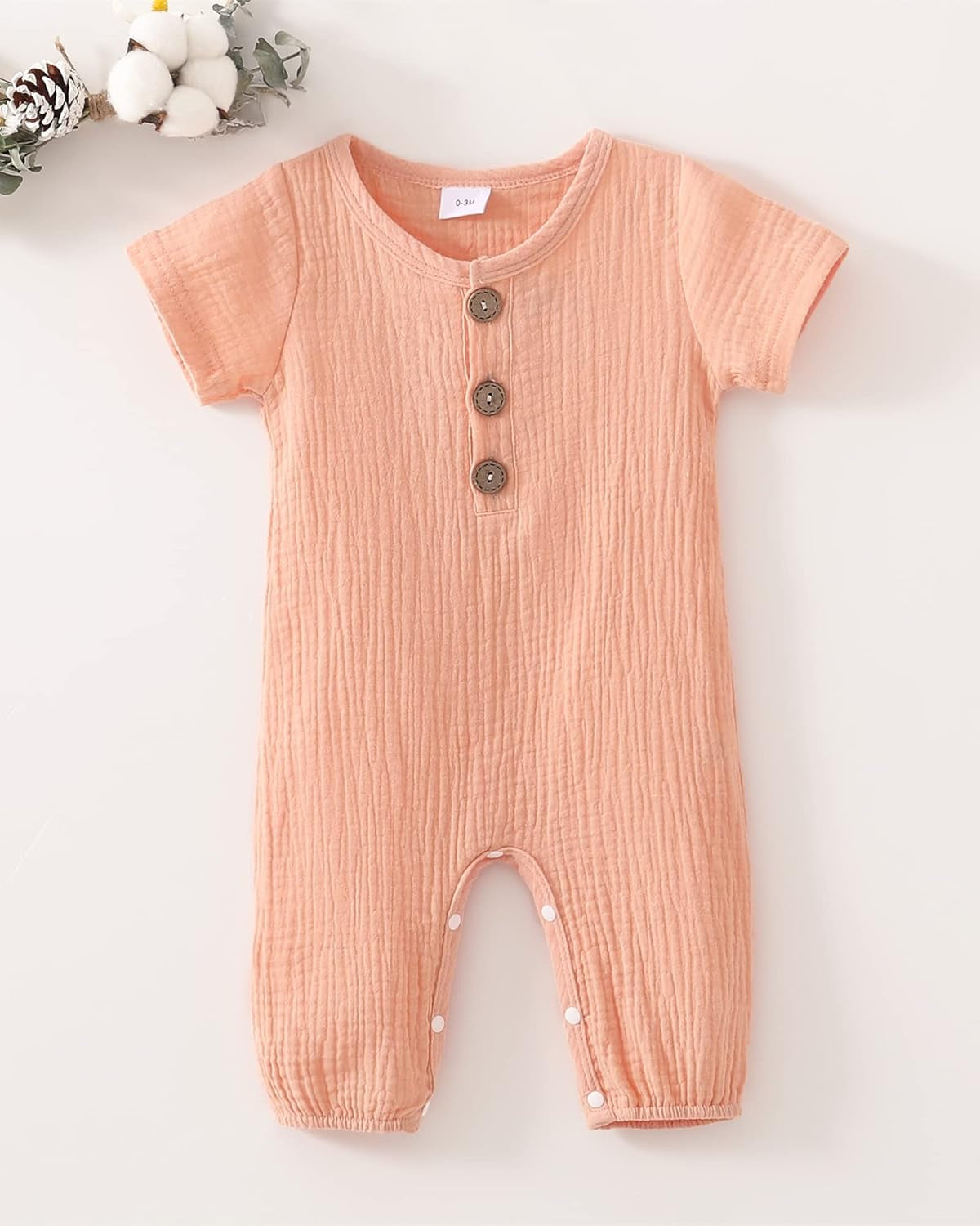 Newborn Baby Girl Clothes Romper Ruffle Sleeve Jumpsuit Bodysuit Cute Girls Onesies Infant Romper Outfits